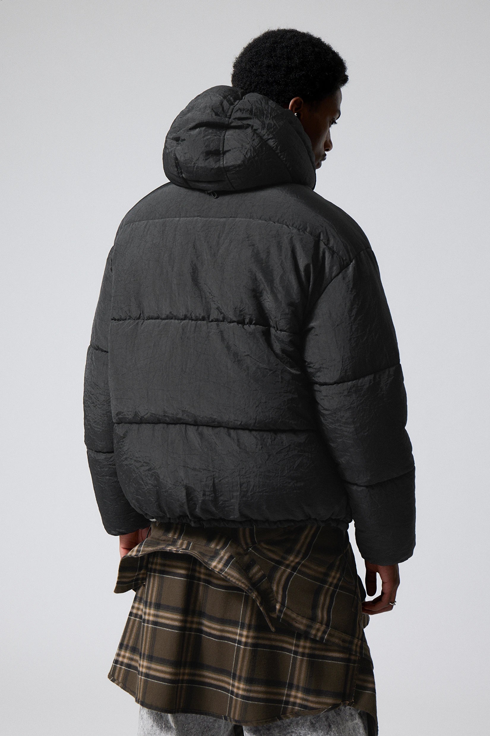 Pat Puffer Jacket Black