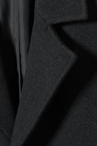 Armond Wool Long Coat Dark Grey