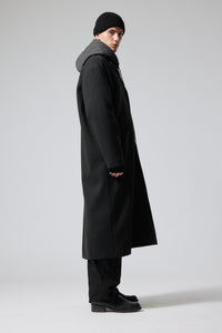 Armond Wool Long Coat Dark Grey