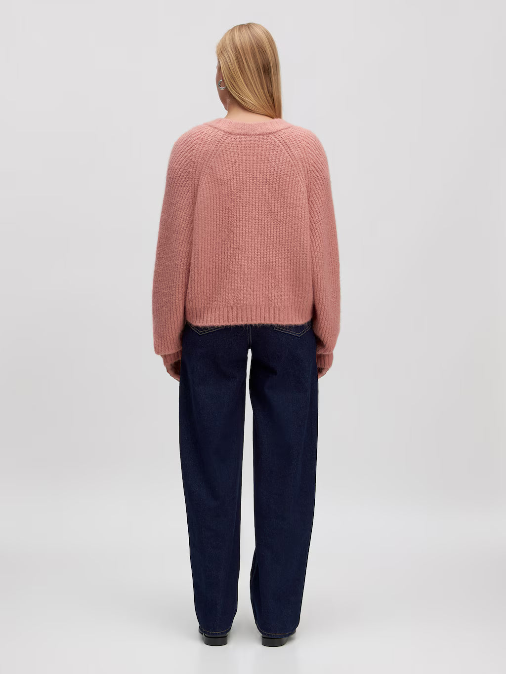 Rani Bomber Cardigan Blush