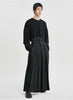 Wool Blend Hakama Pants Black
