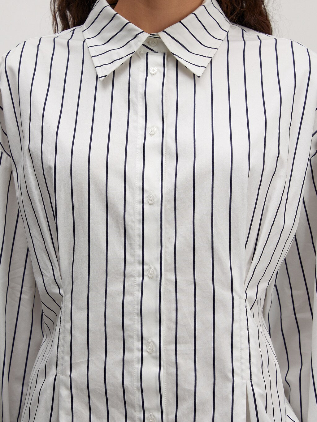 Jarvis Bluse Navy Stripe