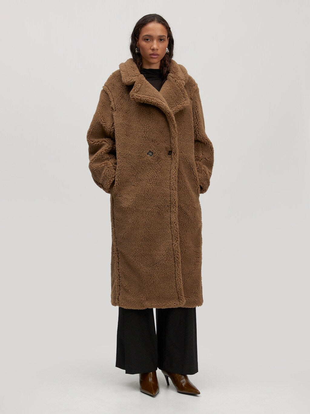 Lya Coat Sepia Tint