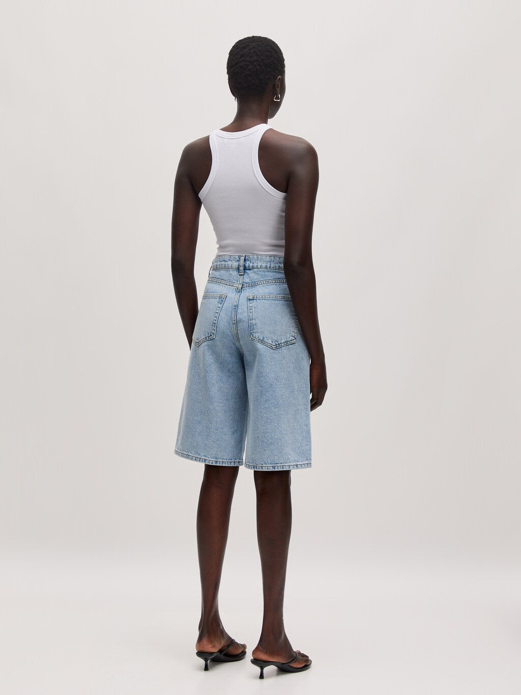 Addison Denim Shorts Light Blue
