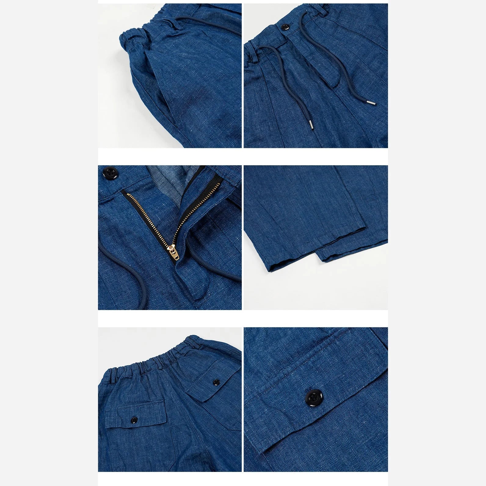 Denim Balloon Pants Blue