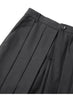 Wool Blend Hakama Pants Black