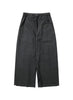 Wool Blend Hakama Pants Black