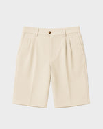 Lade das Bild in den Galerie-Viewer, Newport Pleated Shorts Cream
