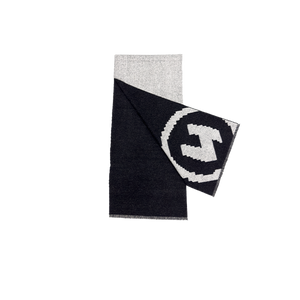 Circle Logo Scarf Black/White
