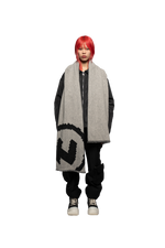 Lade das Bild in den Galerie-Viewer, Circle Logo Scarf Black/White
