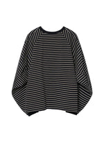 Lade das Bild in den Galerie-Viewer, Sculptured Stripe Longsleeve Black
