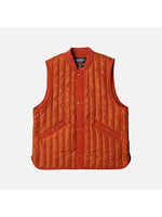 Lade das Bild in den Galerie-Viewer, Stripe Quilted Mil Liner Vest Orange
