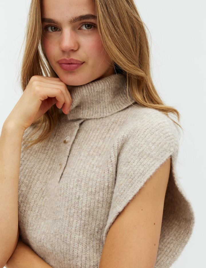 Tristiana Scarf Light Taupe Melange