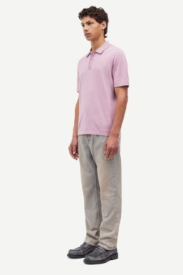 Sarowan Knit Polo Orchid Haze