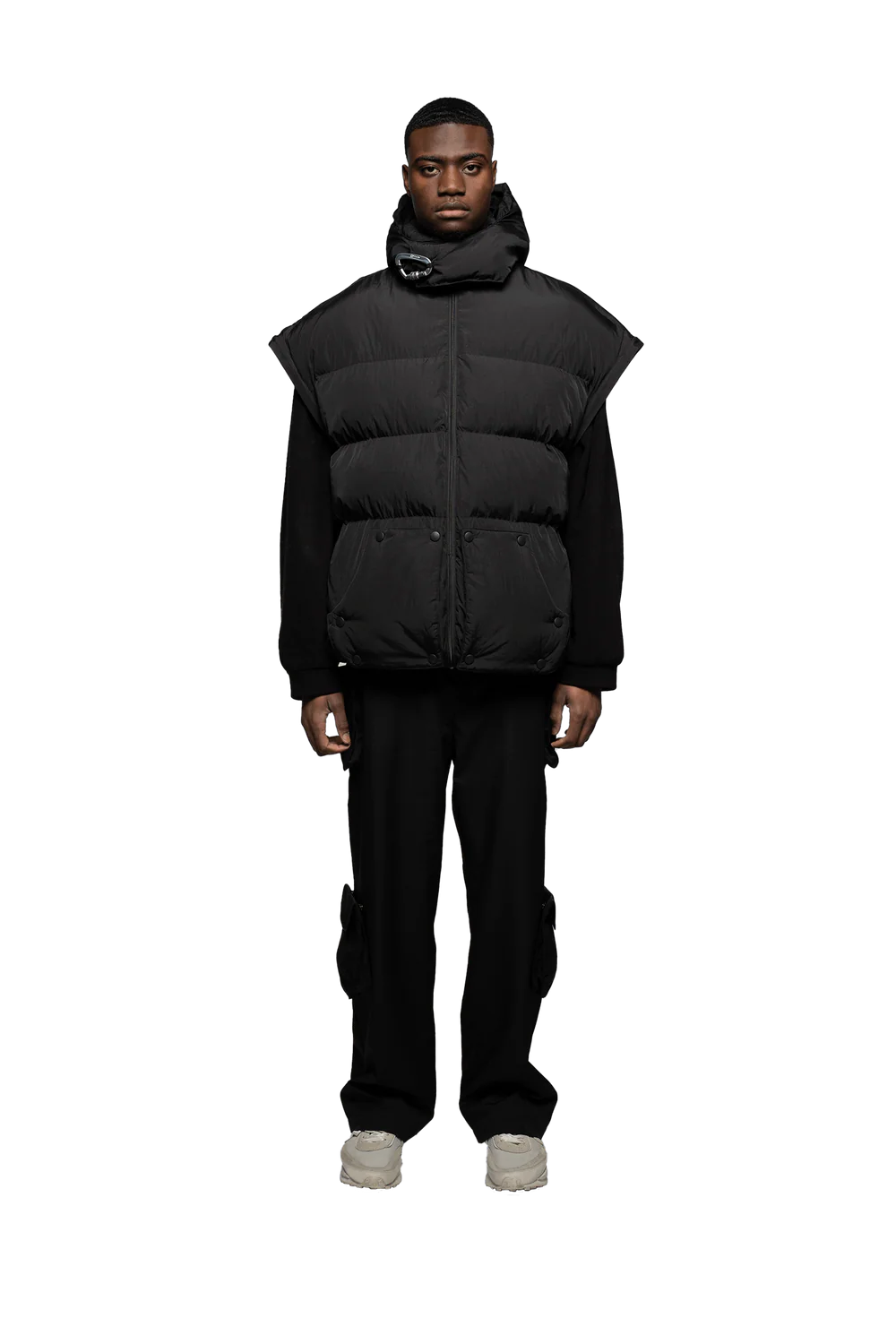 Functional Puffer Vest/Jacket Black