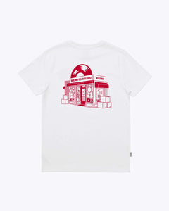 Record Tee White
