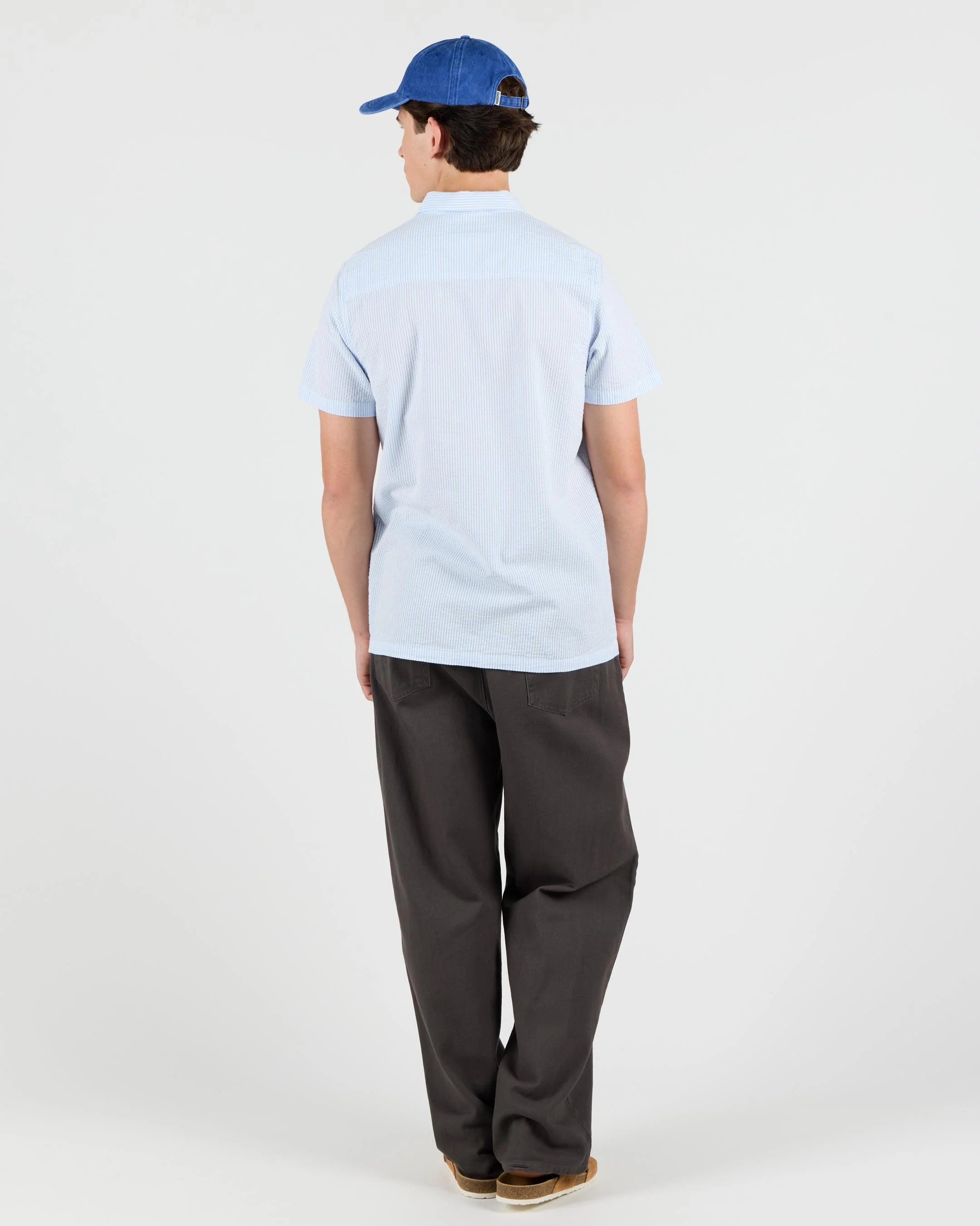 Whistler Seersucker Shirt Light Blue