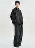 Multi Lace Trim Track Jacket Black