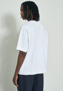 Studio Oversized Frottee T Weiß