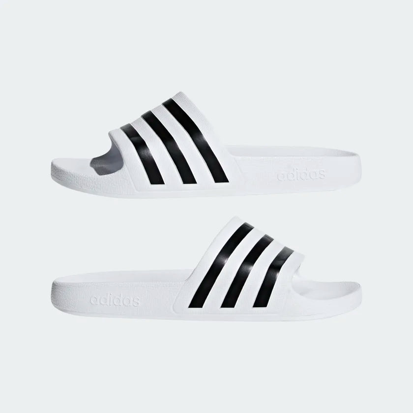 Adilette White/Black