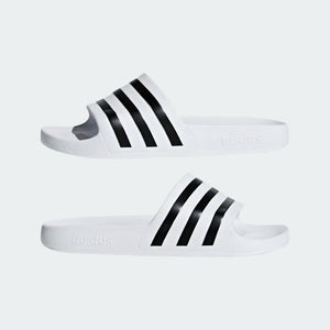 Adilette White/Black