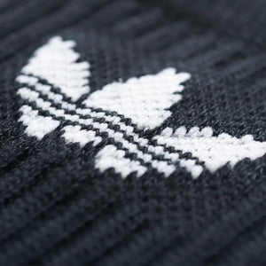 Solid Crew Socks Black/White