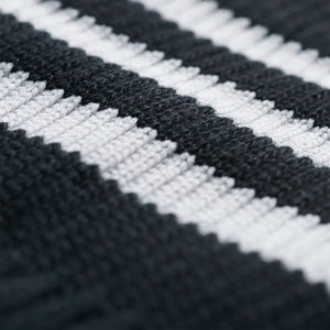 Solid Crew Socks Black/White