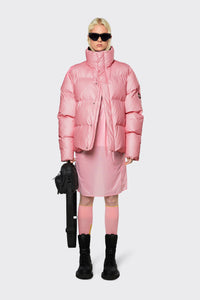Boxy Puffer Jacket Pink Sky