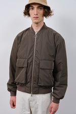 Lade das Bild in den Galerie-Viewer, Mapes Bomber Jacket Black Olive
