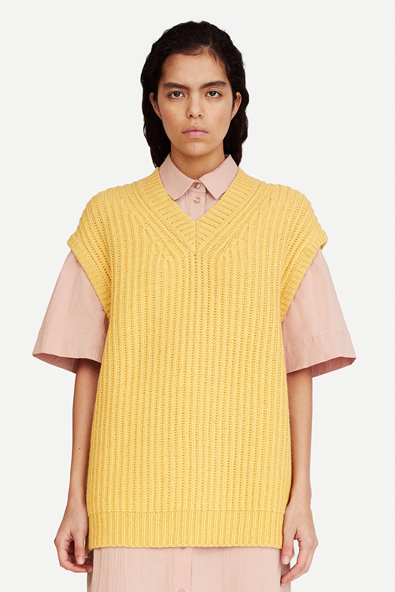 Keiko Vest Ochre
