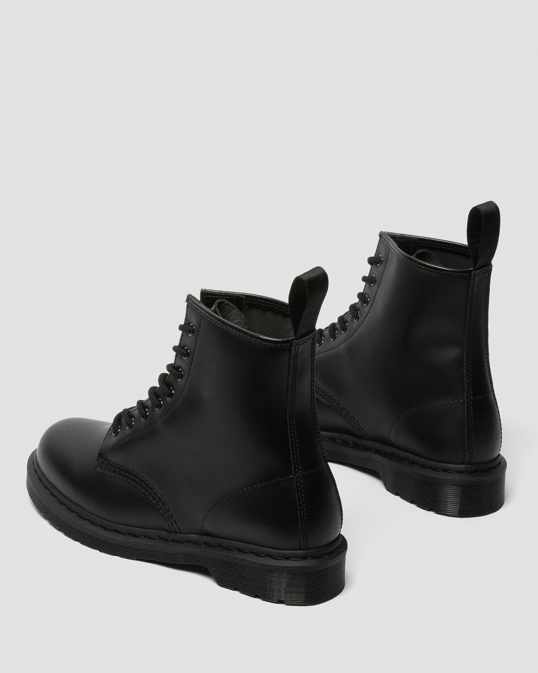 1460 Mono Smooth Black 8 Eye Boot