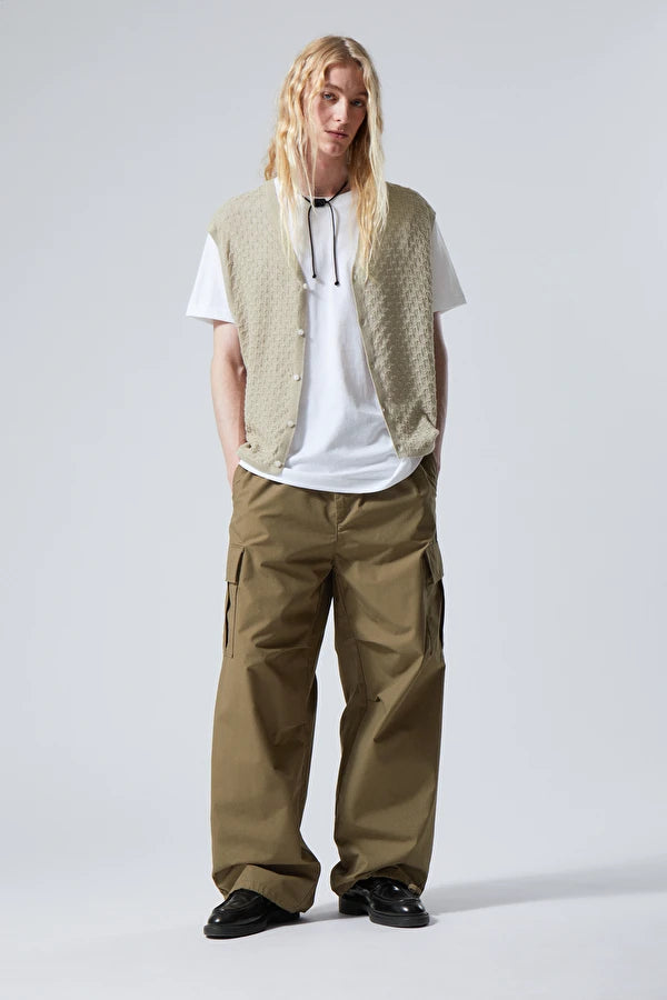 James Regular Vest Dusty White