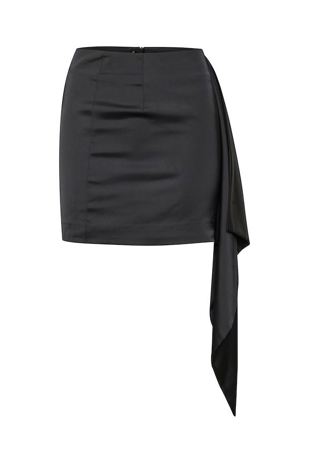 Nilia High Waist Mini Skirt Black