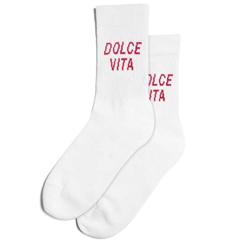 Dolce Vita Tennis Socks White