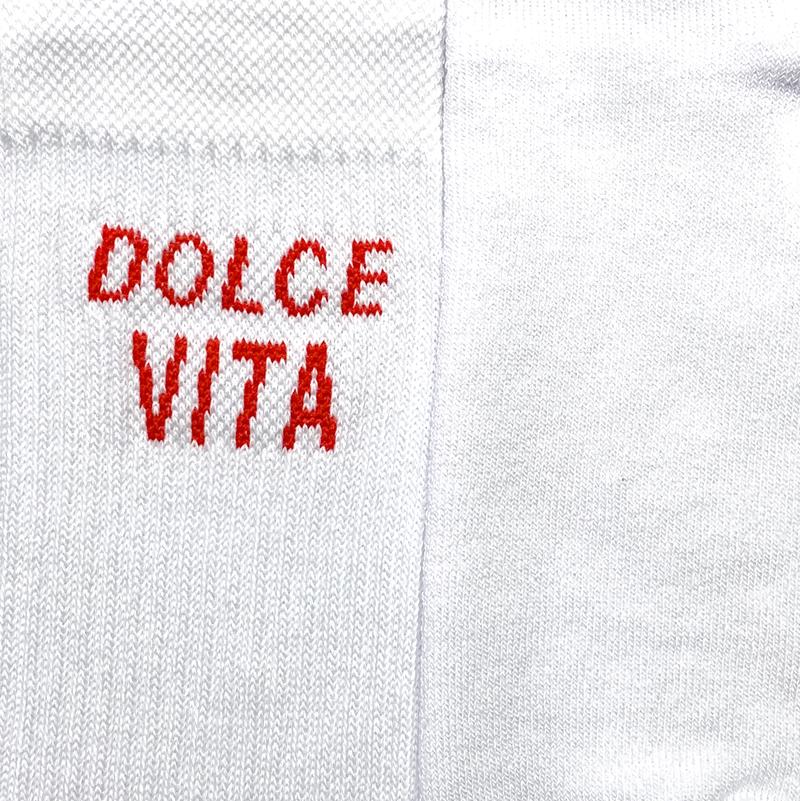 Dolce Vita Tennis Socks White