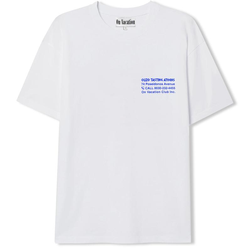 Ouzo Tasting Tee White