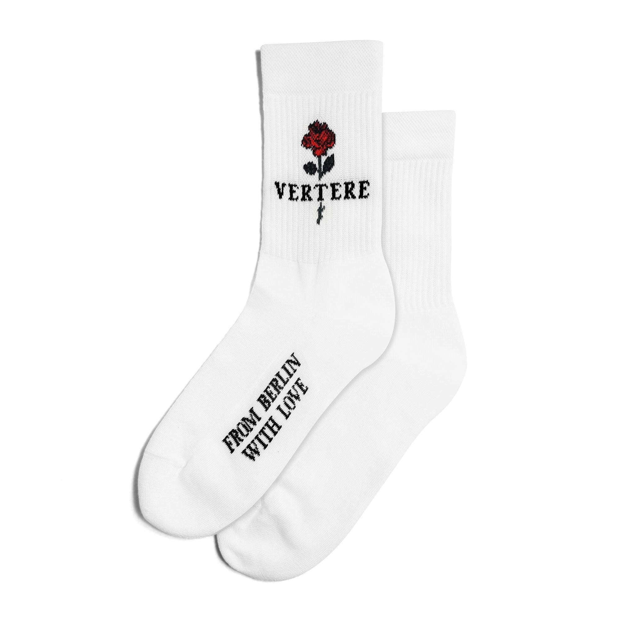 Tennis Socks Rose White