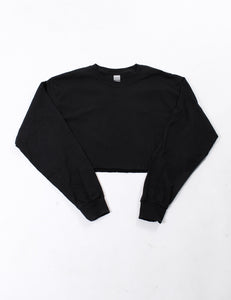 Crewneck Sweat Cropped Black