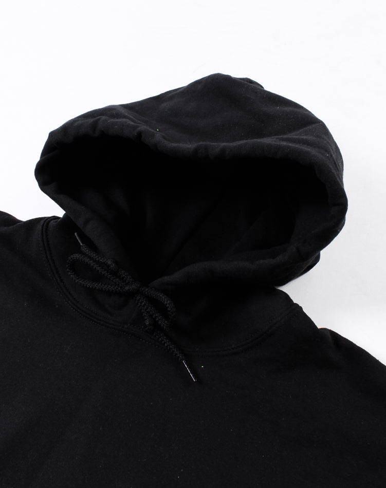 Heavy Hoody Cropped Black