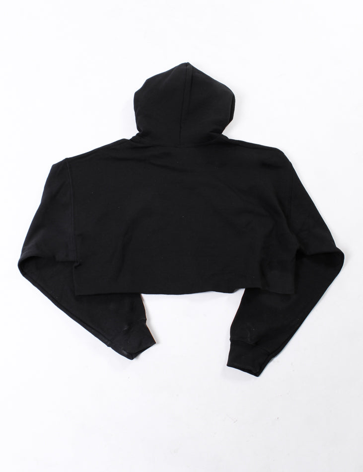 Heavy Hoody Cropped Black