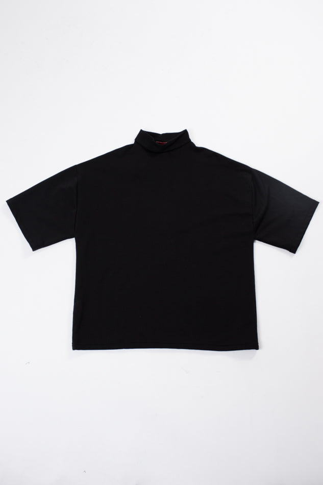 Mock Neck Tee Black Größe: one-size Farbe: black