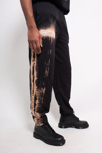 Tie Dye Pants Black