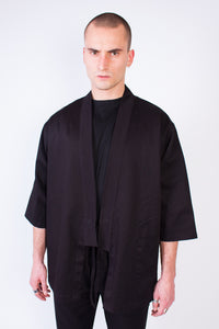 Black Sweat Kimono