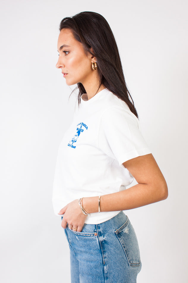 Tatti T-Shirt White/Royal von Tatti bei Geschwisterliebe in Stuttgart