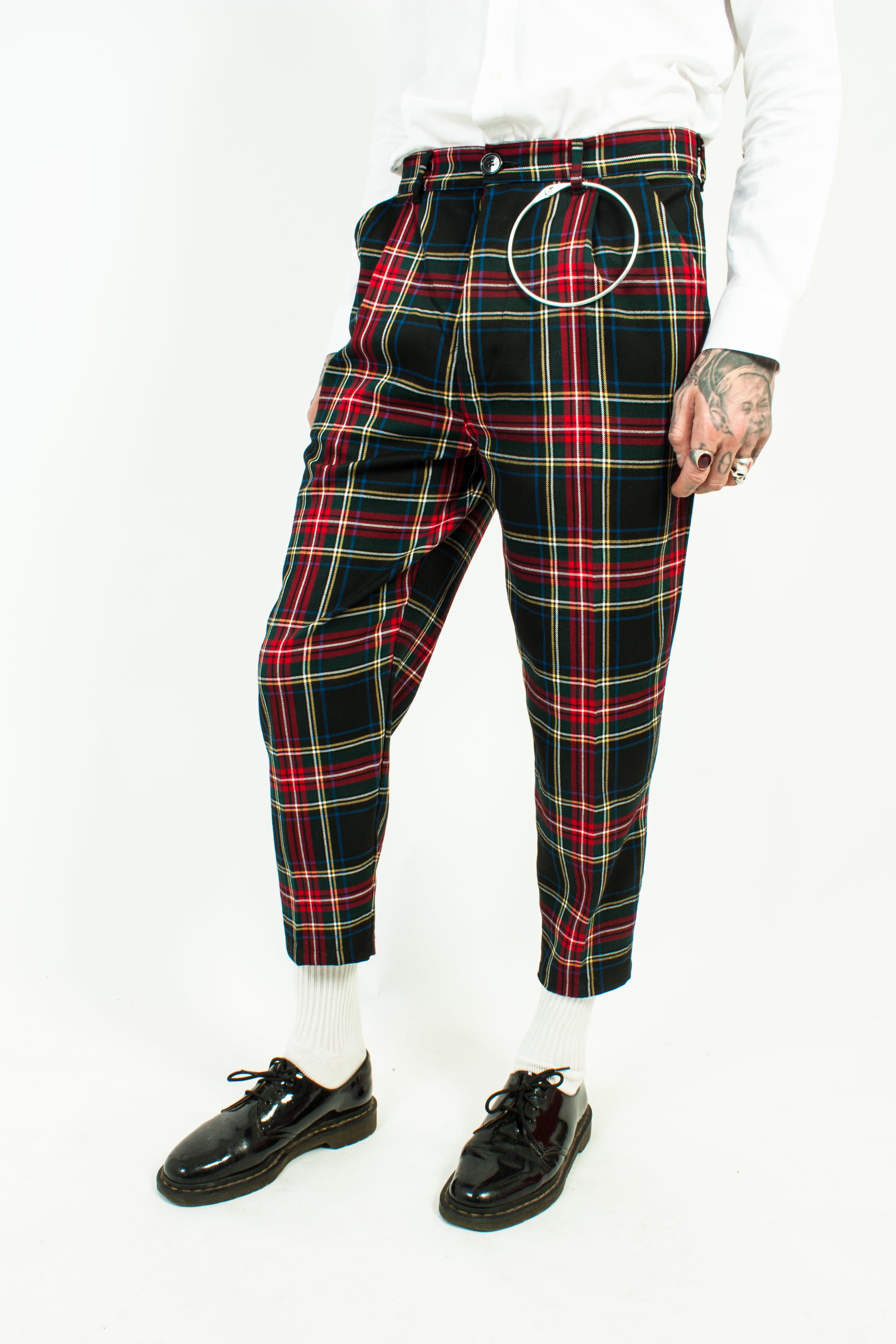 Check Pants Black/White/Red