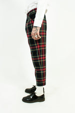 Lade das Bild in den Galerie-Viewer, Check Pants Black/White/Red
