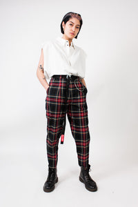 Check Pants Black/White/Red