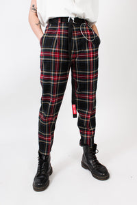 Check Pants Black/White/Red