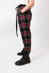 Check Pants Black/White/Red