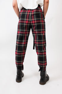 Check Pants Black/White/Red